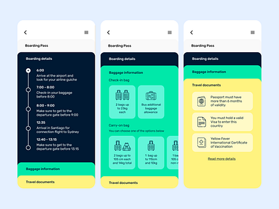 Boarding Pass Experience App Concept 02/02