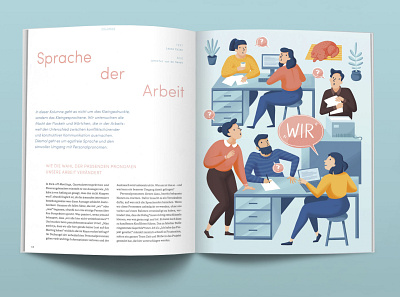 Neue Narrative editorial illustration flat design illustration magazine magazine illustration newwork vector work