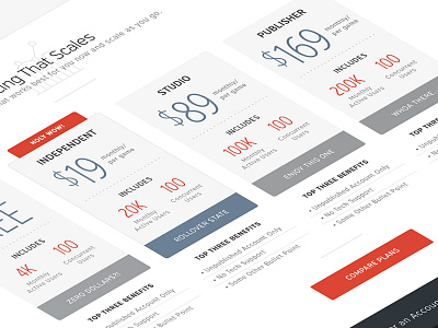 Pricing Page Riffin' grid light pricing thin web