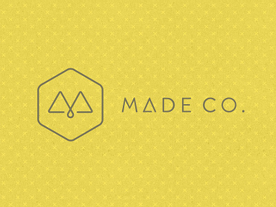 Made Co. branding bright design identity interior design logo minimal thin yellow