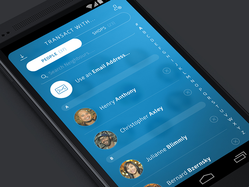 Contacts ui