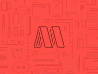 "M" android apps branding logo productivity