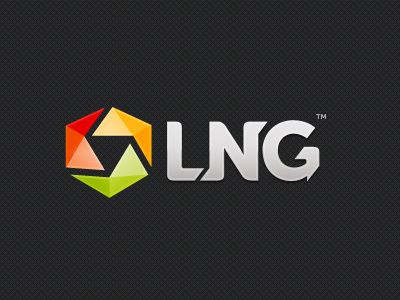 LNG Rendering id identity logos rendering tech type typography