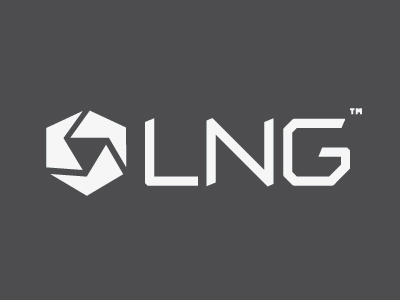 LNG Rendering (take 2) id identity logos rendering tech type typography