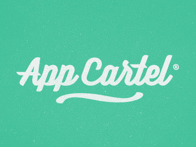 AppCartel branding identity logomark logos script typography wordmark