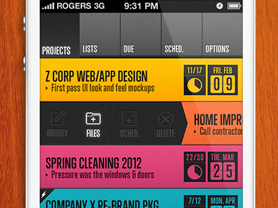 Lightbridge Projects apps color contrast dark iphone iphone app lightbridge typography ui