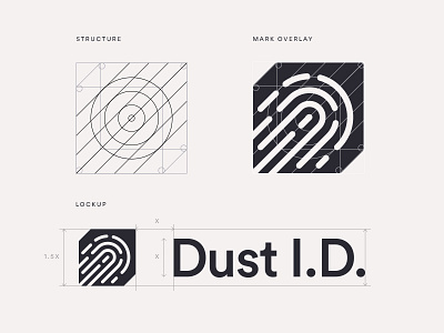 Dust v1 branding logo mark symbol