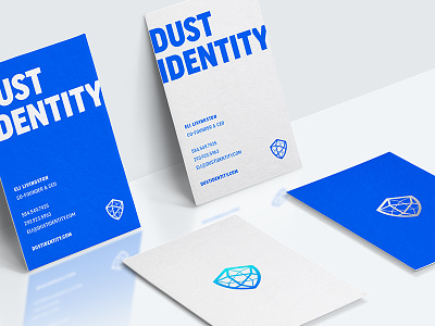 Dust ID cards branding business cards collateral print