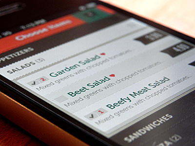 ChowNow Mobile Ordering Platform app apps food ios iphone iphone app menu mobile restaurant ui