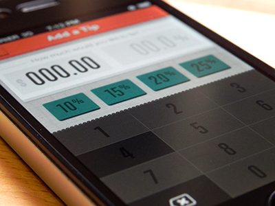 ChowNow Mobile Ordering (Tip) app apps calculator food ios iphone iphone app menu mobile numpad restaurant ui