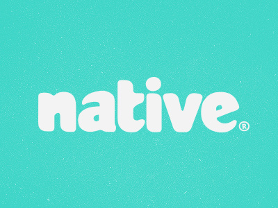 Native Wordmark branding fun id identity logo wordmark