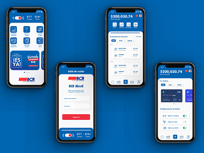 BCR Banking App UI Concept by Alexis Pizarro Alpizar on Dribbble