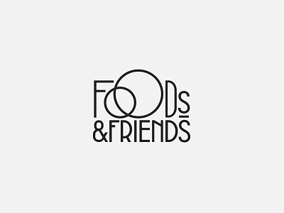 Foods & Friends brand brand design brand identity branding branding design illustrator logo logo design logodesign logos logotype