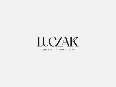 Logo design for Kancelaria Adwokacka Luczak - Lawyer firm brand brand design brand identity branding branding design design law law firm lawyer lawyers logo logodesign