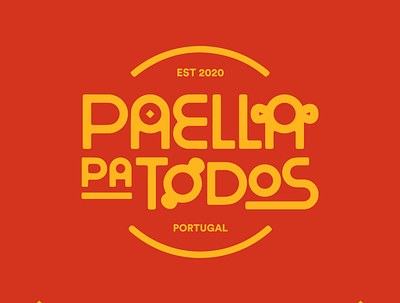 Paella Pa Todos brand identity branding logo logos typography