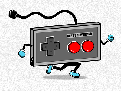 Curt’s New Brand on Twitch logo speedrunning twitch video games
