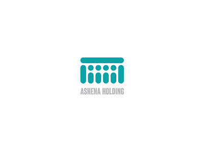 Ashena Holding brand design branding design flat logo logo design minimal visual identity