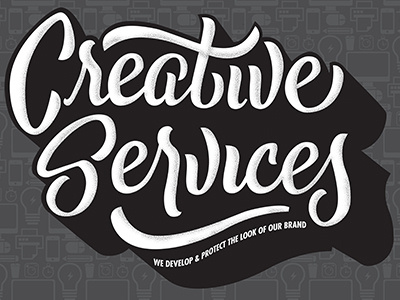 Creative Services Logo design hand lettering icons logo pattern