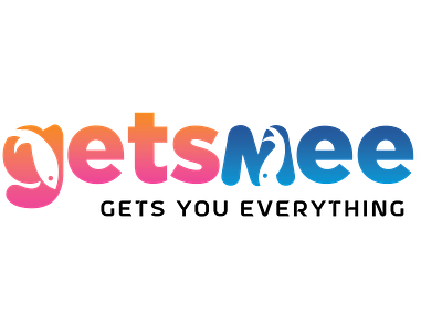logo design of getsmee branding illustration logo