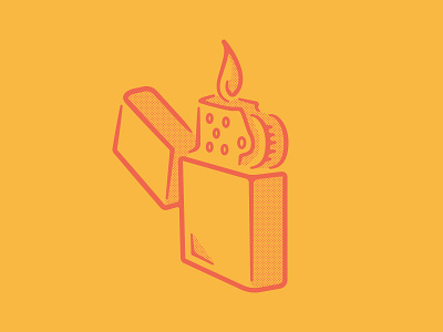 Fire Ban brand branddesign branding design fire flame illustrator lighter lit logo zippo