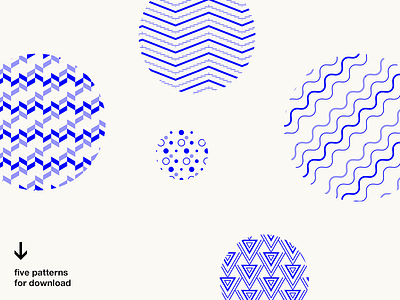 Five patterns download free geometric illustrator patterns repeating tile