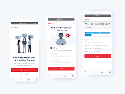 Hired Mobile Onboarding