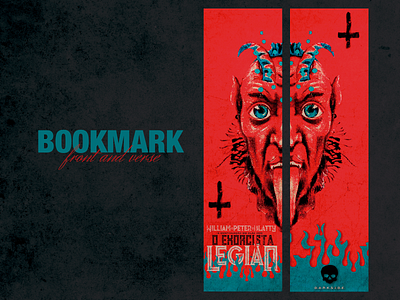Bookmark Legion blackandwhite blue book bookmark bookmarking books design graphic design graphicdesign movie photoshop art red