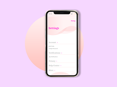 Settings adobexd app design photoshop art ui web