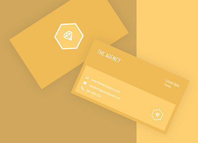 Agency Business Card Design businesscard design logo startup branding startup marketing uidesign