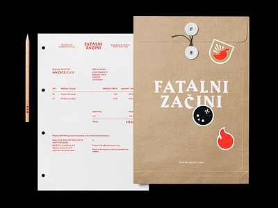 Fatal Spices — Stationery