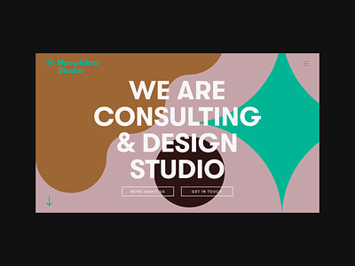 Nova Iskra Studio — Landing 2d branding consulting design studio flat identity logo portfolio services typography website