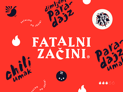 Fatal Spices — Identity chili design fatal handwritten hot icon identity logo logotype pepper spices spicy tomato vector