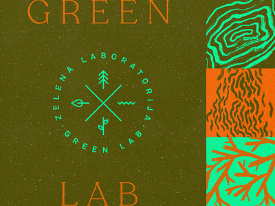 Green Lab branding classroom design garden green identity lab laboratory leaves logo natural organic plant