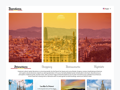 Barcelona Landing Page