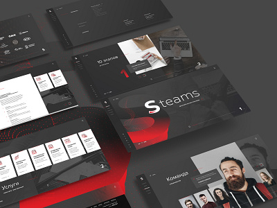 S-Team Website agency branding business design horizontal horizontal scroll illustration logo ui ux web website