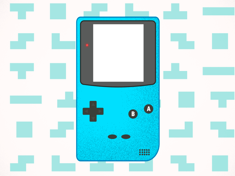 Gamebo Gif 00 animation gameboy color motion design school