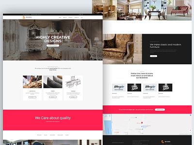 Abosamra furniture ui ux design webdesign