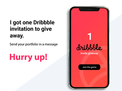 Dribbble Invitation