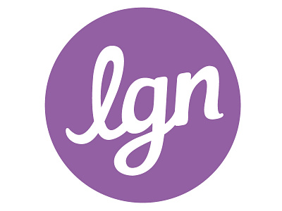 Lgn Monogram branding custom type identity lettering logo logotype type typography