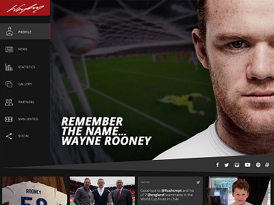 Football Website blog design football manchester united soccer social feed sport ui ux web webdesign website