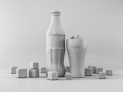 Coca-Cola | CG 3d 3d art 3dsmax art cg cgart modeling render texturing v ray vray