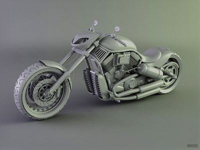 3D Motorbike 3d 3d art 3dsmax art cg cgart modeling render v-ray vray