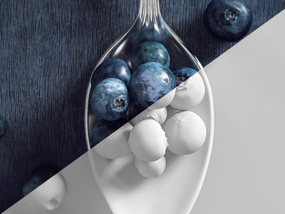 Sweet Blueberries 3d 3d art 3dsmax art cg cgart modeling render sculpting substance painter texturing v ray vray zbrush