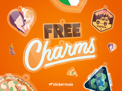 3 days left for free charms! charms contest free giveaway playoff rebound sticker mule stickers winners