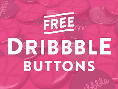 Free Dribbble Buttons button frog dribbble buttons free buttons giveaway sticker mule