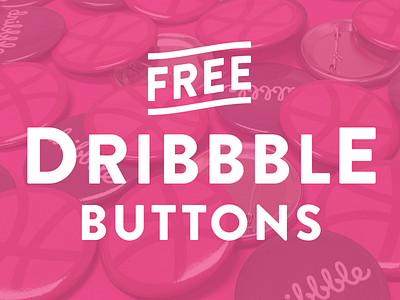 Free Dribbble Buttons