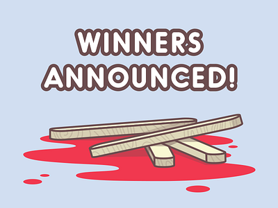 Winners announced! contest playoff popsicle rebound sticker mule stickers summer