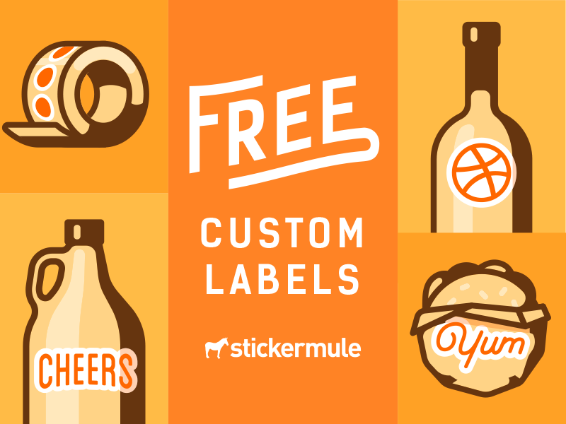 Free labels shot