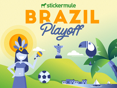 Playoff! Brazil sticker design contest
