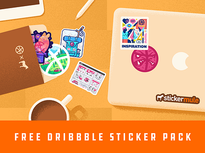 Last chance! Free Dribbble sticker pack
